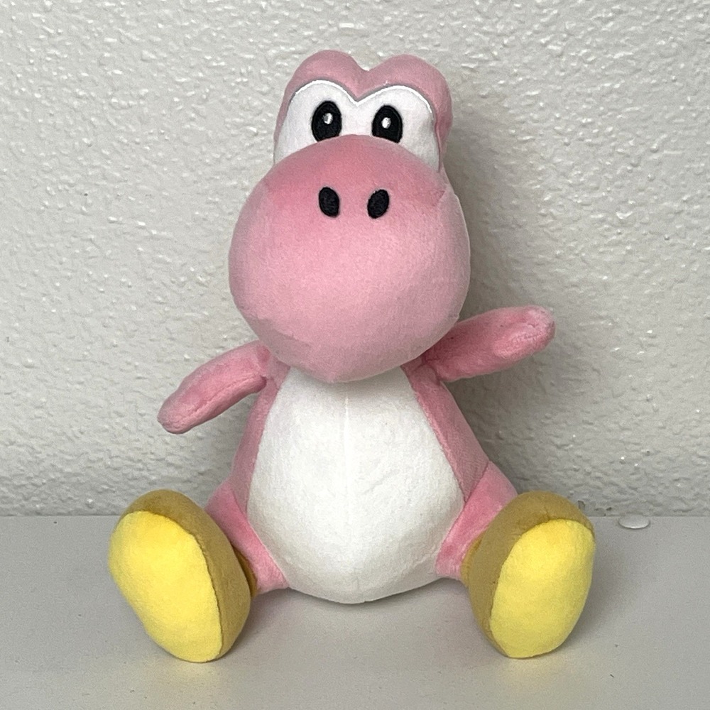 Little Buddy Super Mario Pink Yoshi 8" Plush Stuffed Animal Nintendo 2019